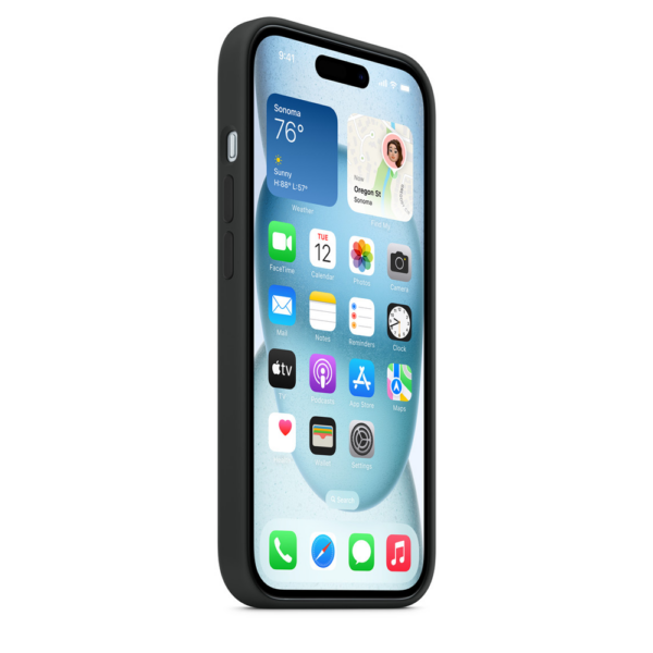 Etui en silicone avec MagSafe pour iPhone 13 - Blue Jay